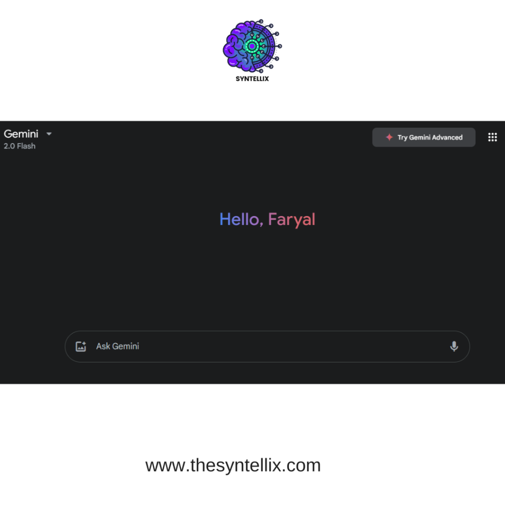 syntellix, ai chatbot, google bard, gemini