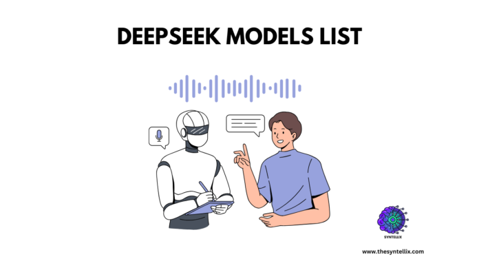 DeepSeek models list