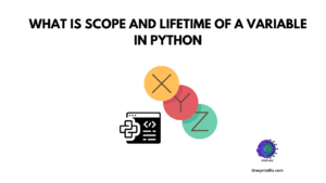 what is scope and lifetime of a variable in Python