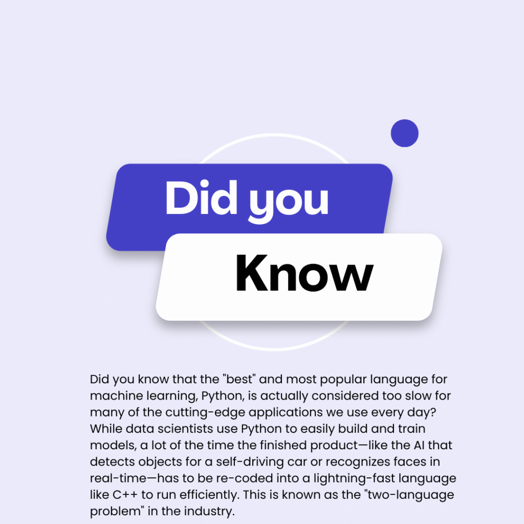 machine learning programming languages